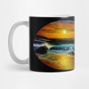 Hawaiian seascape sunset Hawaii Mug